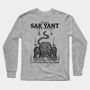 Muay Thai Sak Yant Tiger Long Sleeve T-Shirt